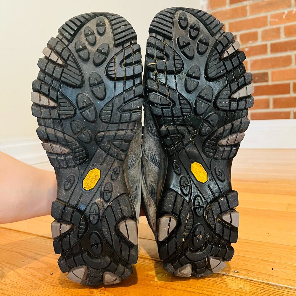 Merrell Moab Waterproof Mid Beluga Trail Hiking Boots Mens Size 11.5 - Picture 4 of 16